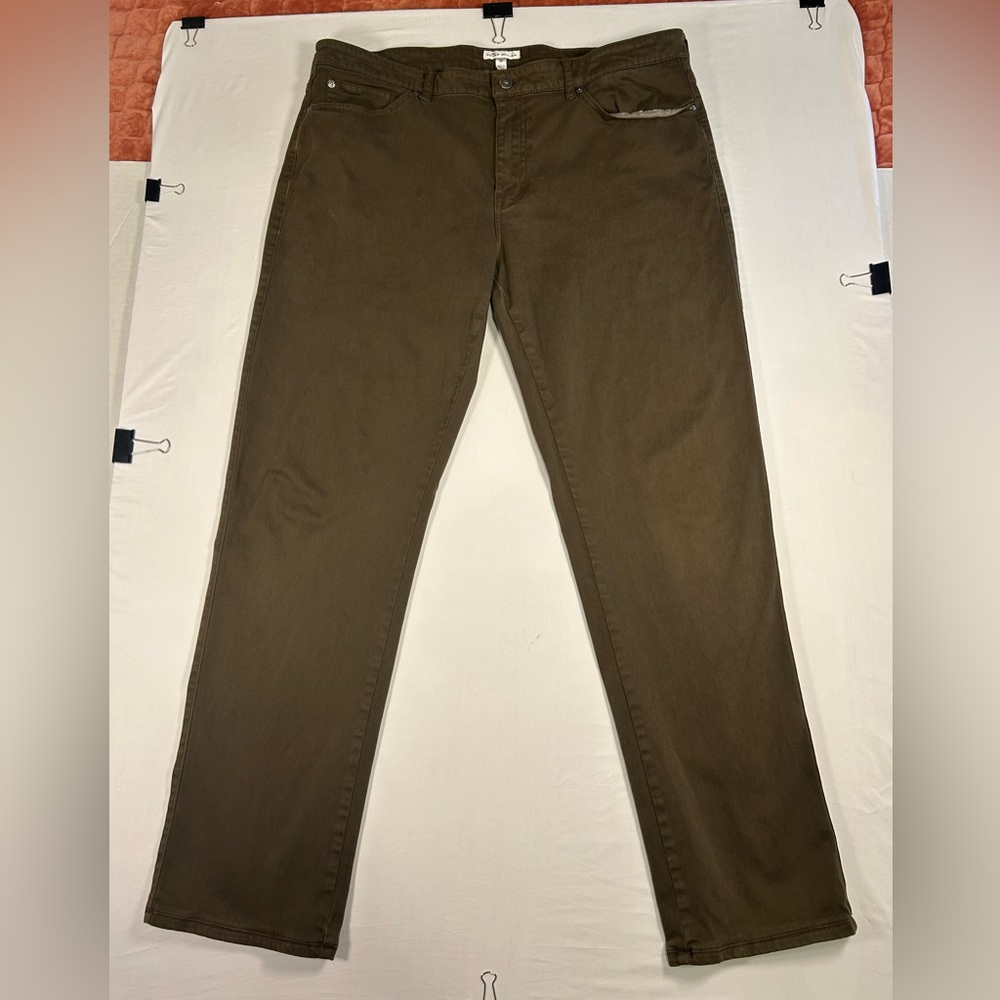 Peter Millar Brown Chino Golf Pants Mens Size 38 Cotton Blend RN100308